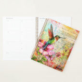 Retro Watercolor Hummingbird Planer (Anzeige)