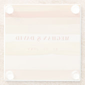 Retro Watercolor Traumstrecke Airolo - Gletsch Glasuntersetzer (Rückseite)