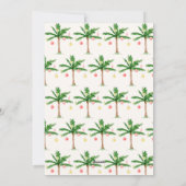 Retro Watercolor Weihnachten im Juli Summer Party (Rückseite)