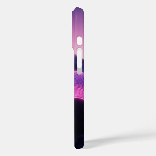 Retro-Wave-Berge Case-Mate iPhone Hülle (Rückseite / Links)