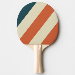 Retro Wave Bold Streifen Tischtennis Schläger