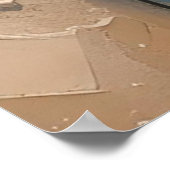 Retro Wave Design 01 Poster (Ecke)