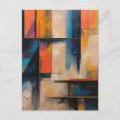 Retro Wave Design 01 Postkarte (Vorderseite)