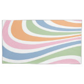 Retro-Wave-Design Kissenbezug (Vorderseite-Links)