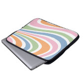 Retro-Wave-Design Laptopschutzhülle (Vorne Knopf)