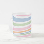 Retro-Wave-Design Mattglastasse (Vorderseite Links)