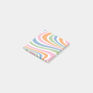 Retro-Wave-Design Post-it Klebezettel