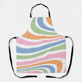 Retro-Wave-Design Schürze (Vorderseite)