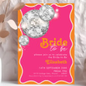 Retro Wave Disco Bridal Dusche Einladung