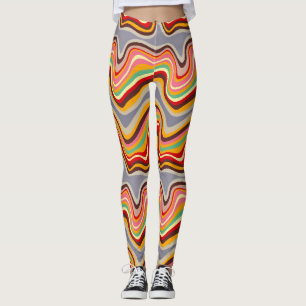 Retro-Wave-Disco Leggings