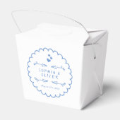 Retro Wave Doodle Illustrierte handgeschriebene Ho Geschenkschachtel (Rückseite)