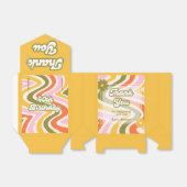 Retro Wave Groovy Blume Green 40. Geburtstag Geschenkschachtel (Ungefaltet)