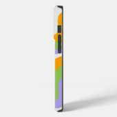 Retro Wave Groovy Curl Layer Abstrakt Y2k Muster Case-Mate iPhone Hülle (Rückseite / Links)