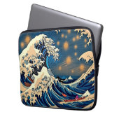 Retro Wave Laptop Sleeve - Bold & Vintag Vibes (Vorderseite Links)