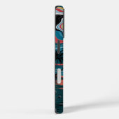 Retro Wave Sunset Case-Mate iPhone Hülle (Rückseite / Rechts)