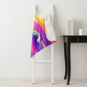 Retro Wave Sunset Serenity Sherpadecke (Beispiel)