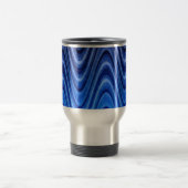 Retro Wave-Tasse Reisebecher (Mittel)