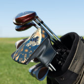 Retro Wave: Vintager Cover für Golfspieler Golf Headcover (In Situ)
