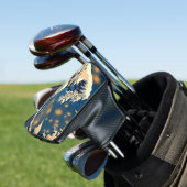 Retro Wave: Vintager Cover für Golfspieler Golf Headcover (In Situ)