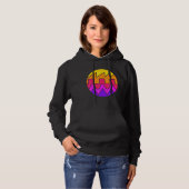 Retro Waveform Synthesizer Sound Wave Electronic M Hoodie (Vorne ganz)