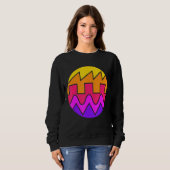 Retro Waveform Synthesizer Sound Wave Electronic M Sweatshirt (Vorne ganz)