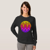 Retro Waveform Synthesizer Sound Wave Electronic M T-Shirt (Vorne ganz)