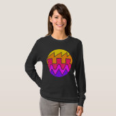 Retro Waveform Synthesizer Sound Wave Electronic M T-Shirt (Vorne ganz)