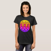 Retro Waveform Synthesizer Sound Wave Electronic M T-Shirt (Vorne ganz)