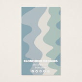 Retro Waves Earring Necklace Juwelier Display Card (Rückseite)