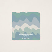 Retro Waves Earring Necklace Juwelier Display Card (Rückseite)