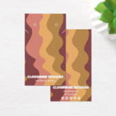 Retro Waves Earring Necklace Juwelier Display Card (Schreibtisch)