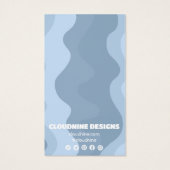 Retro Waves Earring Necklace Juwelier Display Card (Rückseite)