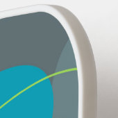 Retro Waves Individuelle Name Pickleball Paddle (Linke Seite)