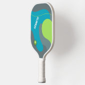 Retro Waves Individuelle Name Pickleball Paddle (Links)