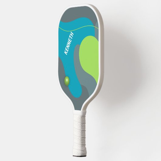 Retro Waves Individuelle Name Pickleball Paddle (Links)