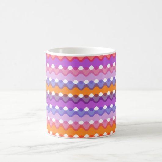 Retro Waves Kaffeetasse (Mittel)