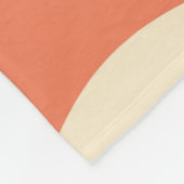 Retro-Waves mit verschmutzten Farben Fleecedecke (Ecke)