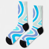 Retro Waves Socken (Linkes Detail)