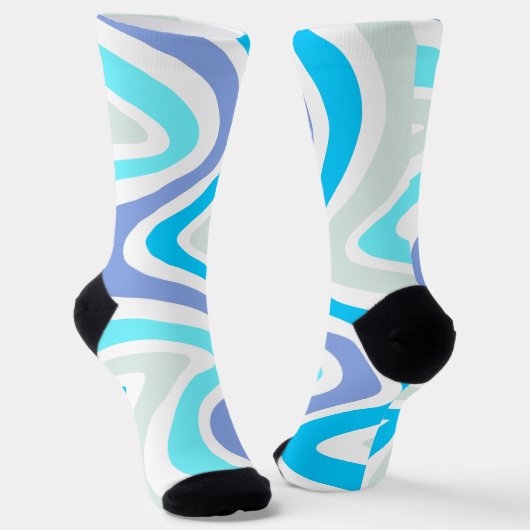 Retro Waves Socken (Gewinkelt)