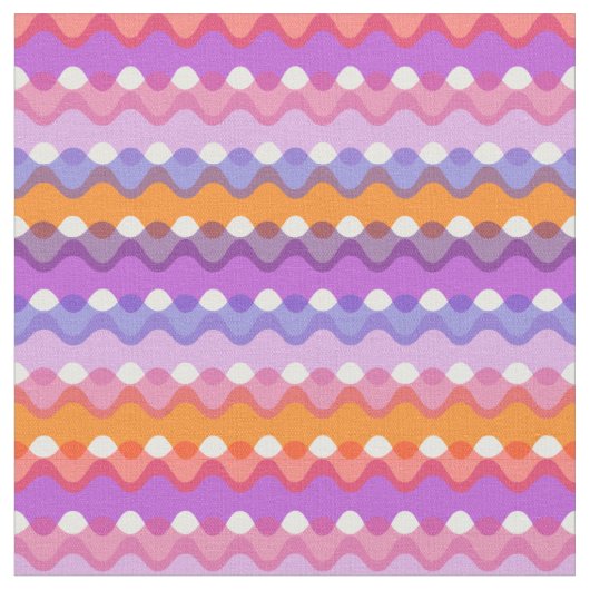 Retro Waves Stoff (Nahaufnahme)
