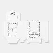 Retro Wavy Border Brautparty Gevor Box Martini Geschenkschachtel (Ungefaltet)