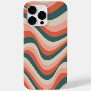 Retro Wavy Colorful Stripe Groovtern Muster Case-Mate iPhone 14 Pro Max Hülle