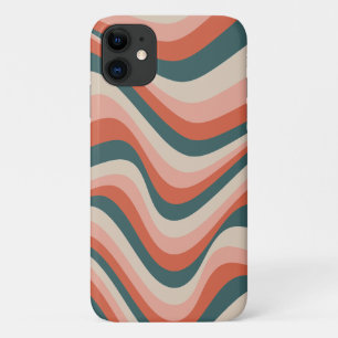 Retro Wavy Colorful Stripe Muster Case-Mate iPhone Hülle