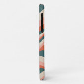Retro Wavy Colorful Stripe Muster Case-Mate iPhone Hülle (Hinten/Links)