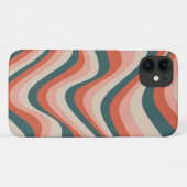 Retro Wavy Colorful Stripe Muster Case-Mate iPhone Hülle (Rückseite (Horizontal))