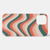 Retro Wavy Colorful Stripe Muster Case-Mate iPhone Hülle (Rückseite (Horizontal))