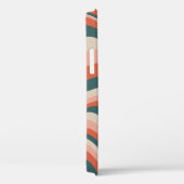 Retro Wavy Colorful Stripe Muster Case-Mate iPhone Hülle (Rückseite / Rechts)