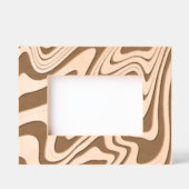 Retro Wavy Lines Modernes Design Geätzte Rahmen (Vorderseite)