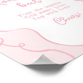 Retro-Wavy-Rosa-Bug-Mama-Oosa-Bar Poster (Ecke)