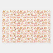 Retro Wavy Summer Sunset Vibes Mother Day Geschenkpapier Set (Vorderseite 3)